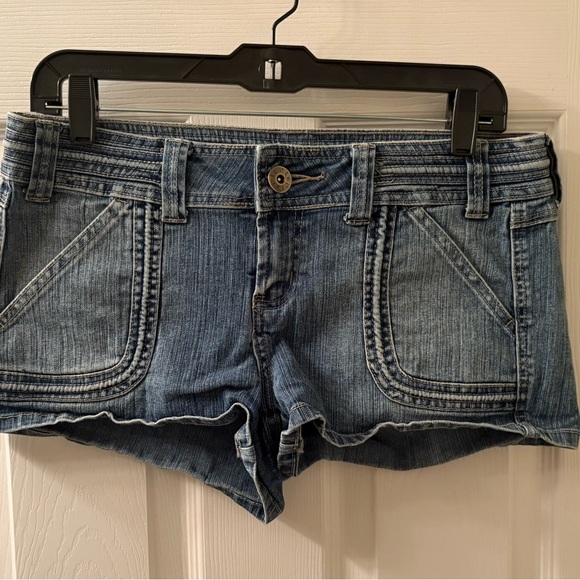 Vintage LEI Women's Blue Jean Shorts - Picture 1 of 4